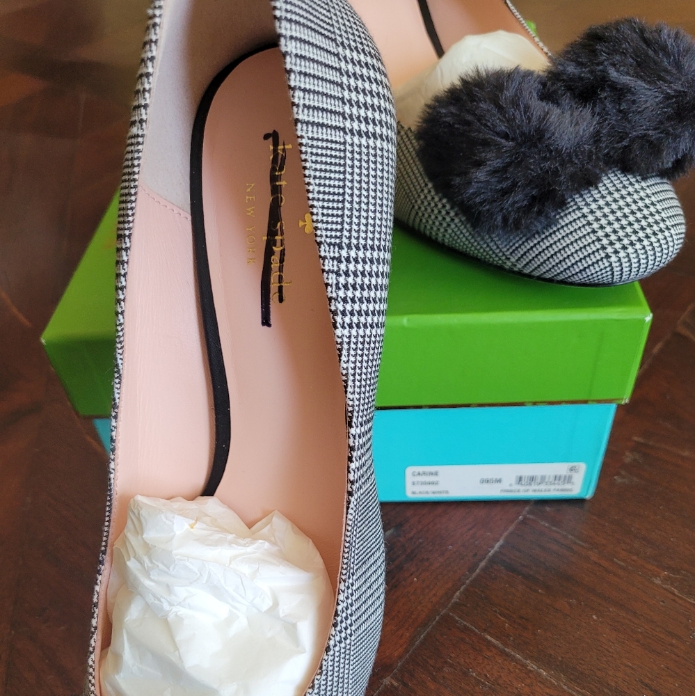 Kate Spade Carine Pump Classic Houndstooth Women's Shoe Size 10 - Picture 2 of 3